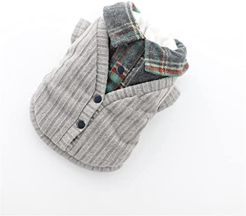 HFDGDFK Warm Winter Dog Sweater Coat Soft Liner Clothes for Dogs Teddy Bichon (Color : B, Size : L code)