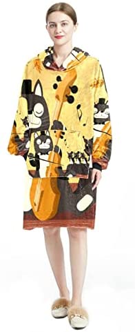 Women’s Nightgown, Sports Dog Yoga Sun Health Sleepshirts Long Sleeve Sleep Shirt Loose Comfy Pajama Sleepwear